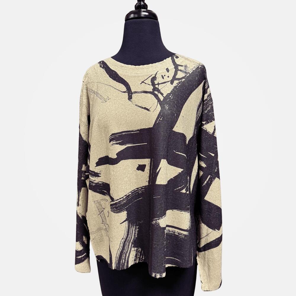 NEW INOAH women's noir waffle top in mocha